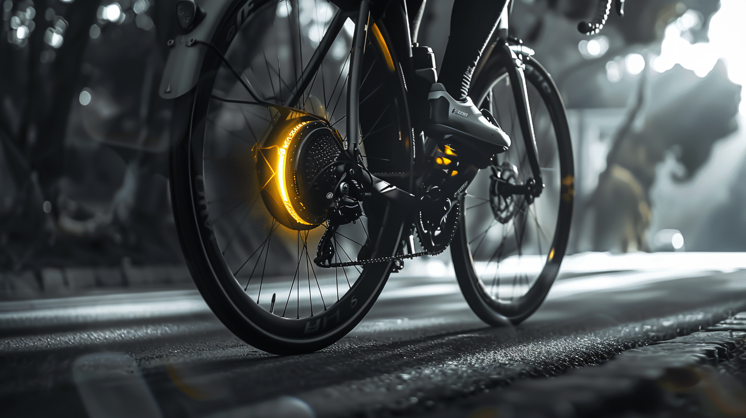 vélo avec moteur moyeu