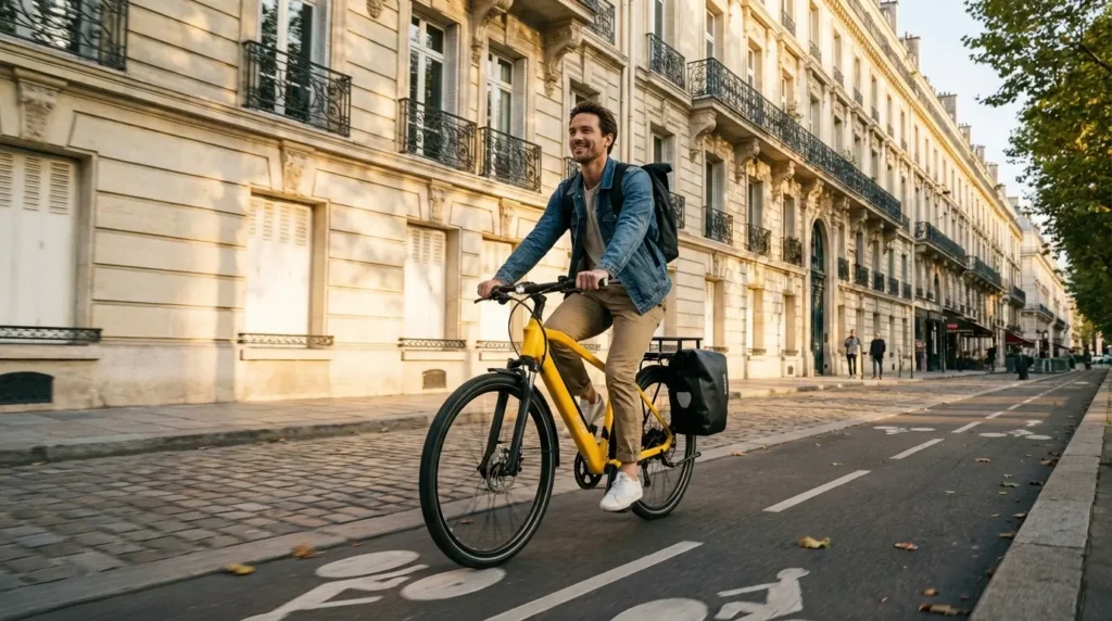 vélotafeur sur un ellipse e2