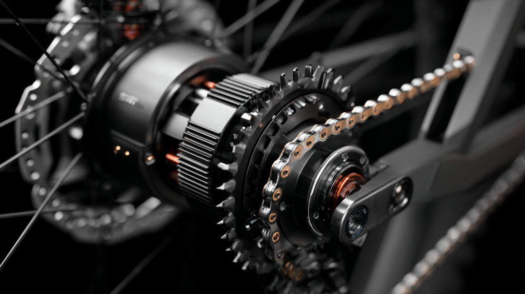 prototype d'un système de transmission à chaîne