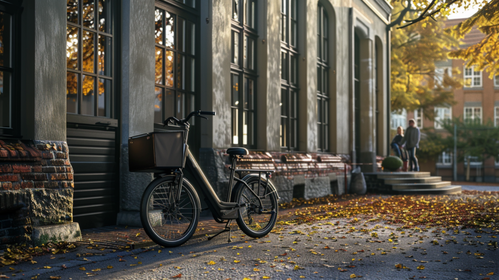 vae garé devant une école pour enfant
