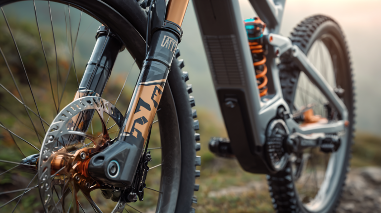 vtt électrique tout suspendu