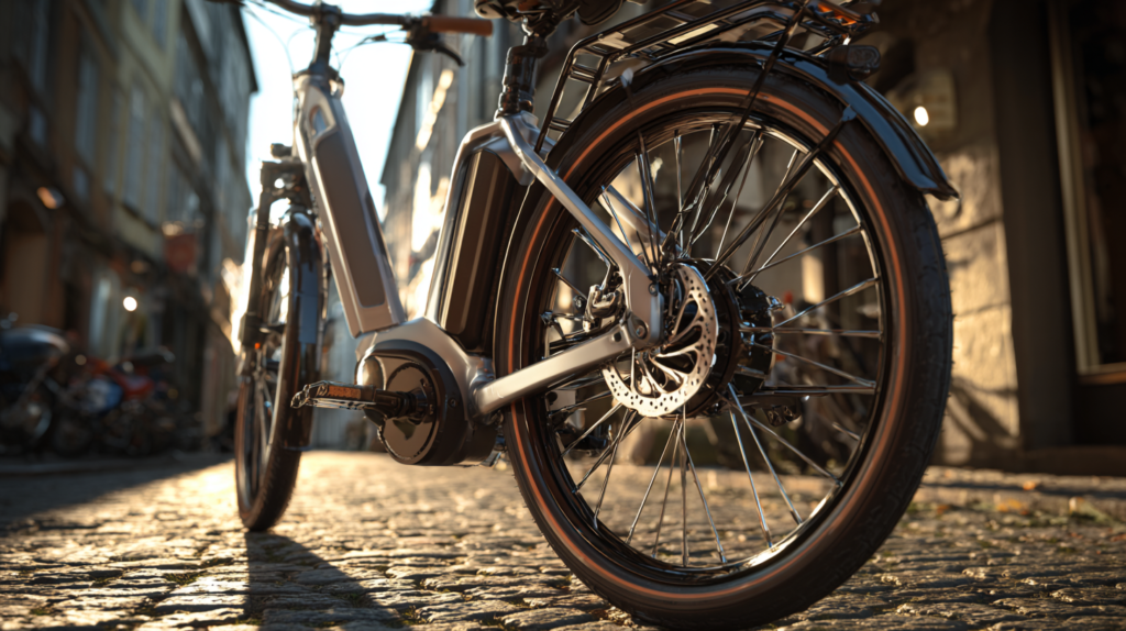 vélo électrique avec moteur silencieux