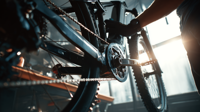 vérification de la transmission des vélos