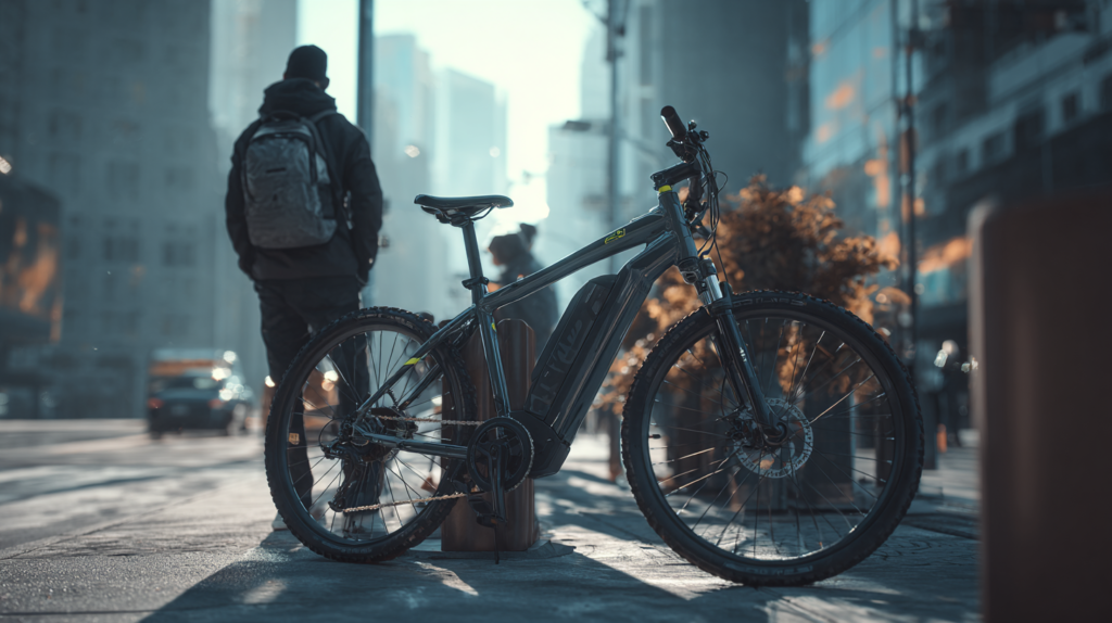 vélo électrique avec batterie haute eutonomie en ville