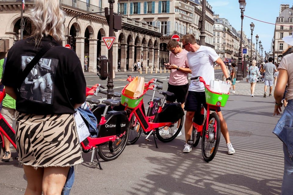 vélo électriques en libre service à paris