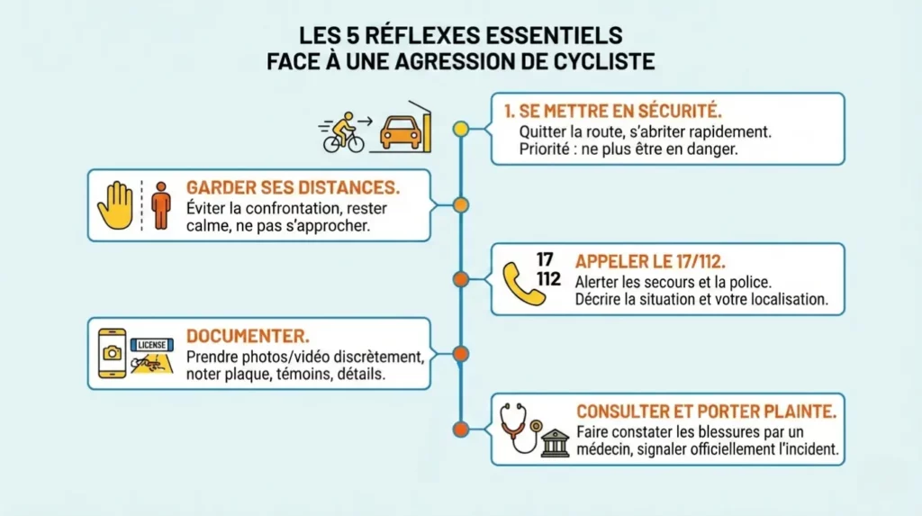 5 réflexes essentiels face à une agression