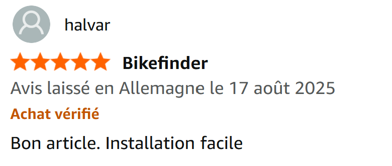 avis client bike finder