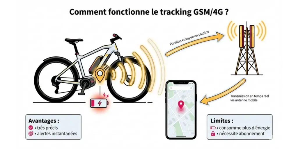 fonctionnement tracking gsm