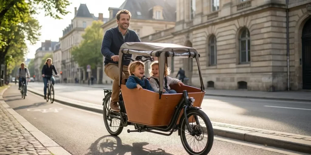 vae cargo avec 2 enfants