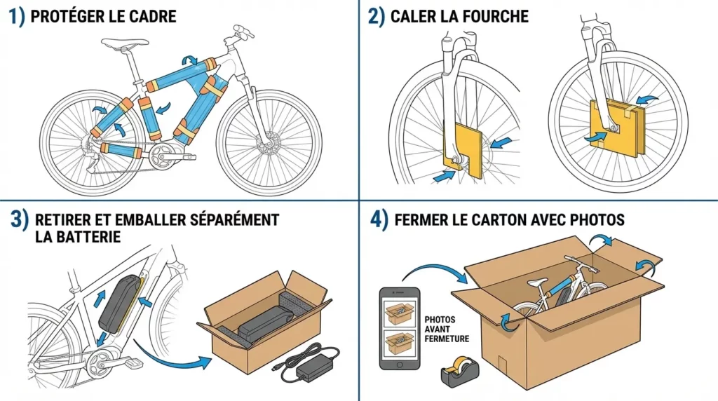 4 étapes pour réemballer un vae après rétractation