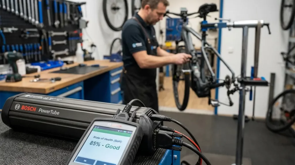test d'une batterie bosch pour vae