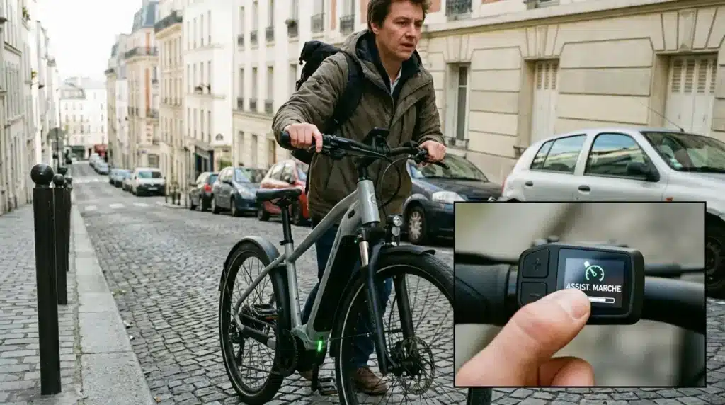 utilisation de l'assistance à la marche