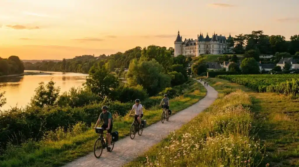 vacances en vélo aux châteaux de la loire