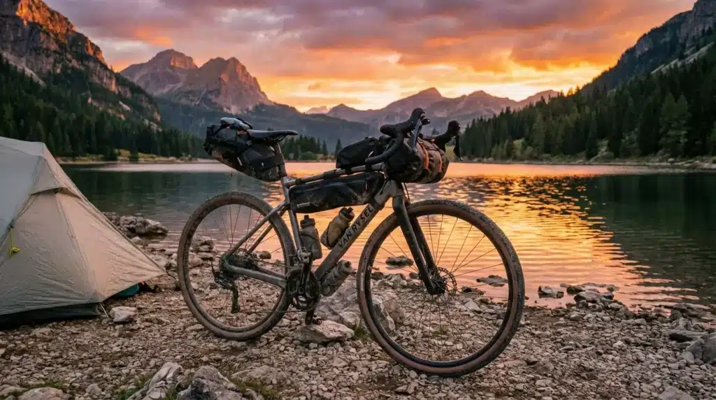 gravel électrique en backpacking