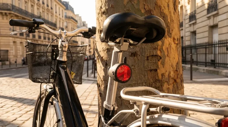 vélo équipé du tracker invoxia