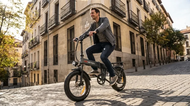 cycliste avec drvetion bt20