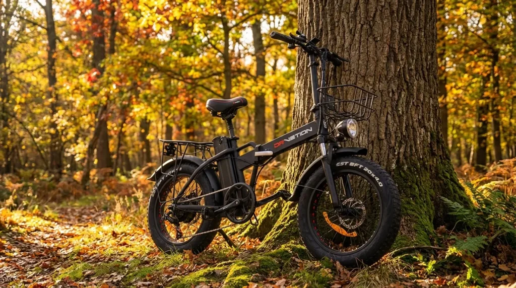 vélo at20 de drvetion en forêt