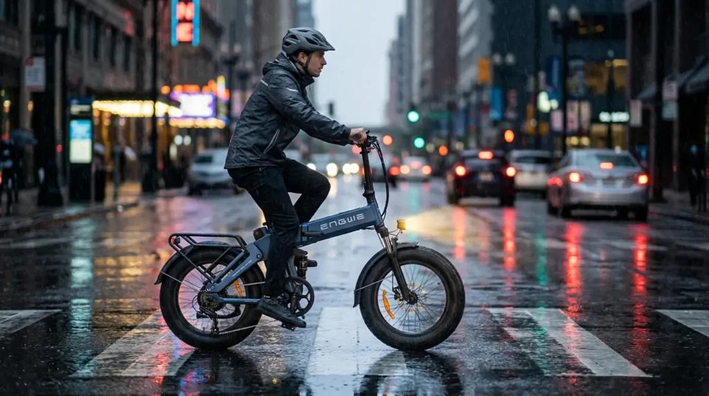 engwe engine pro sous la pluie