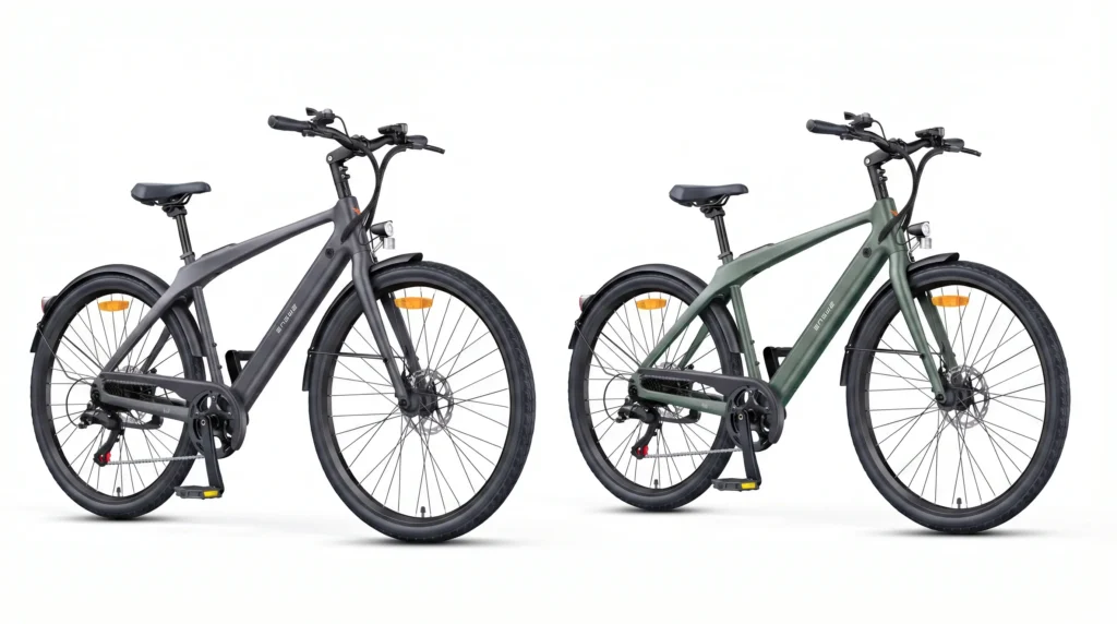 gamme de vélos n1 air gris et vert