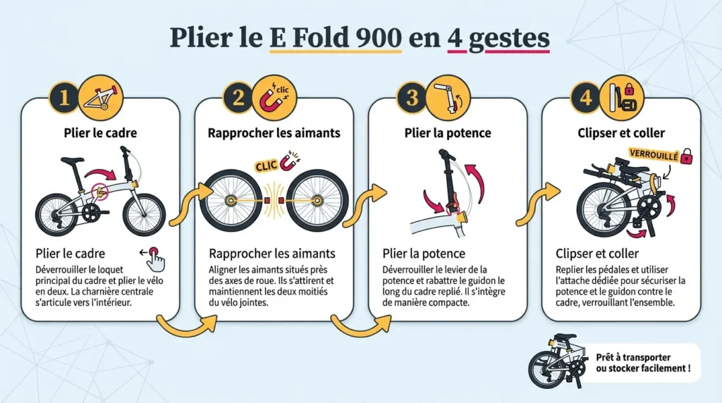 schéma explicatif pour plier le e fold 900