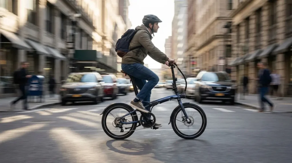 vélotafeur sur son e fold 900