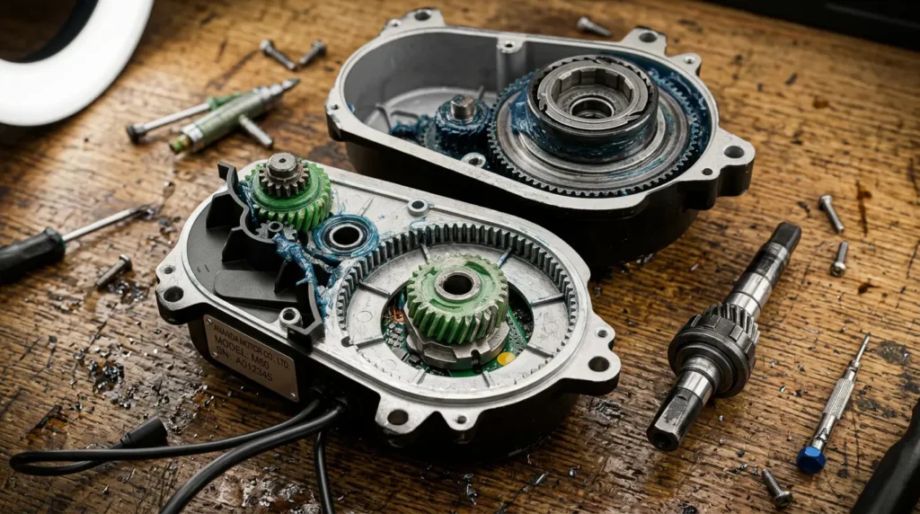 ouverture d'un moteur ananda m80 en panne