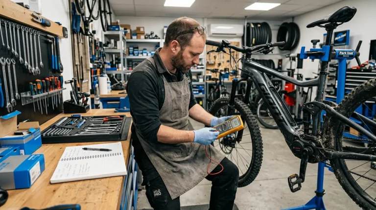 reconditionnement d'un vélo électrique dans les ateliers alltricks