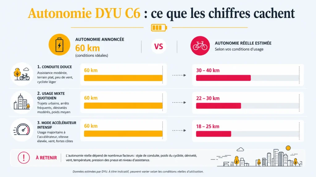 autonomie du dyu c6