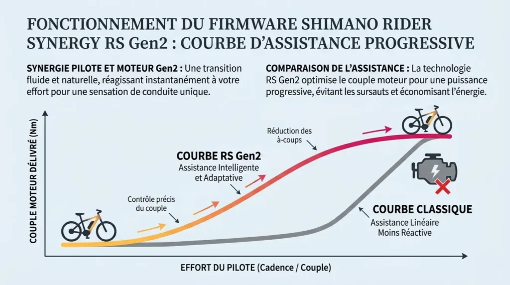 fonctionnement du firmware shimano rider synergy