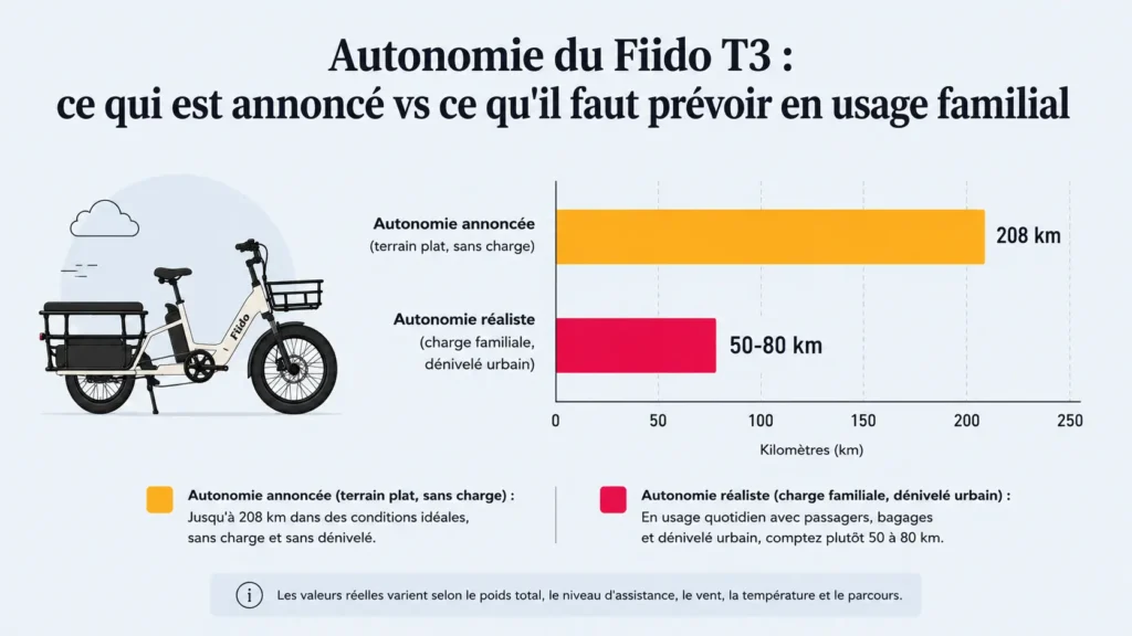 autonomie réelle du fiido t3