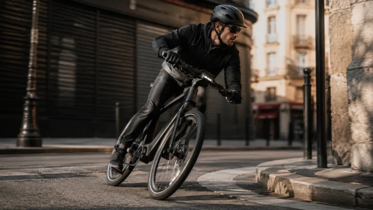 citadin sur un vélo électrique mercdes amg track edition 250