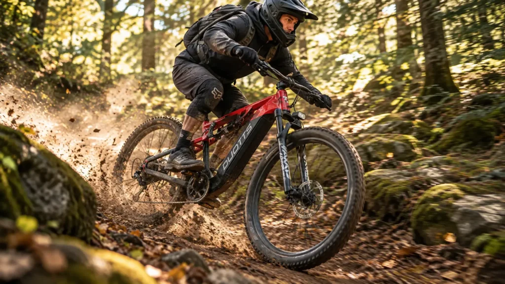 descente en vtt électrique duotts e29
