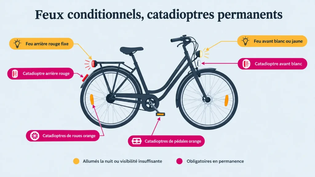 récapitulati0f des éclariages obligatoires