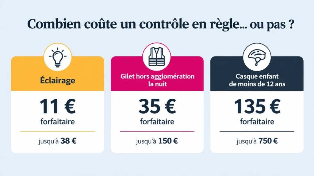 récapitulatif des amendes routières